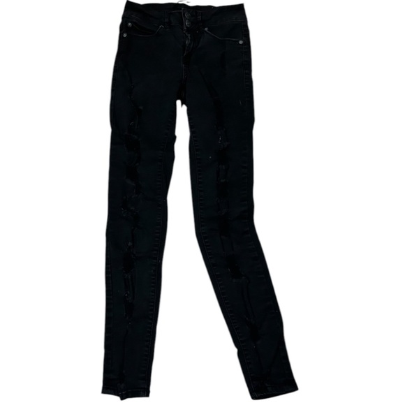 Almost Famous Black Skinny Jeans size00 - Picture 4 of 6